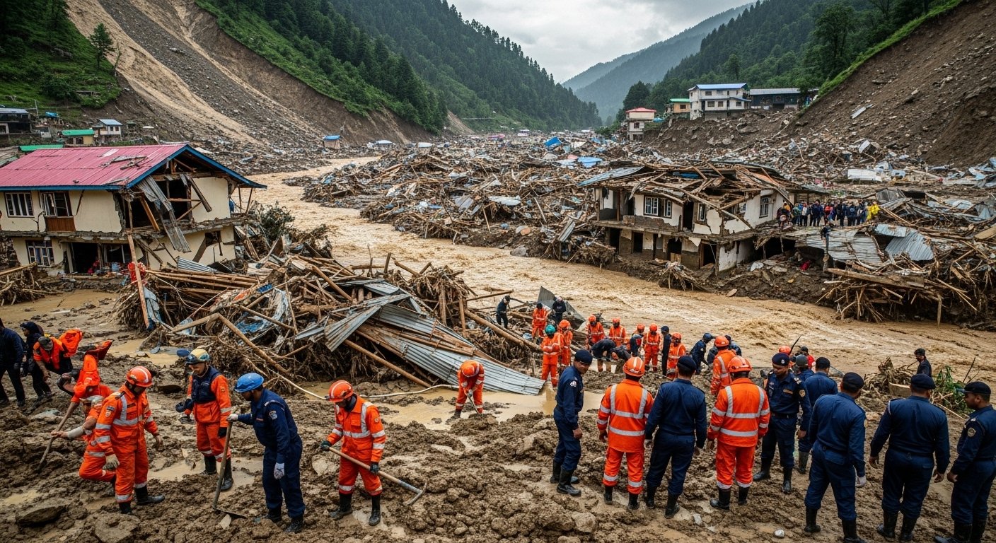Massive devastation in Jammu's Doda due to cloudburst: 4 dead, 10 houses washed away, Vaishno Devi Yatra halted; relief work underway
