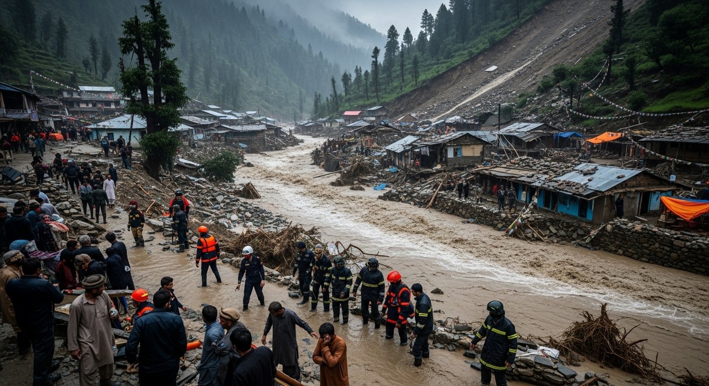 Cloudburst in Kishtwar, Jammu: 15 Dead, Many Swept Away; Devastation Feared; People Had Gathered For Religious Pilgrimage in Chashoti Village; Rescue Underway