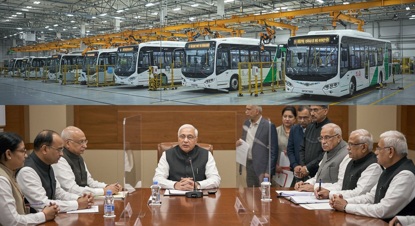 Priority to 'Made in UP' in E-bus procurement: CM's directives cause stir, four PCS officers transferred