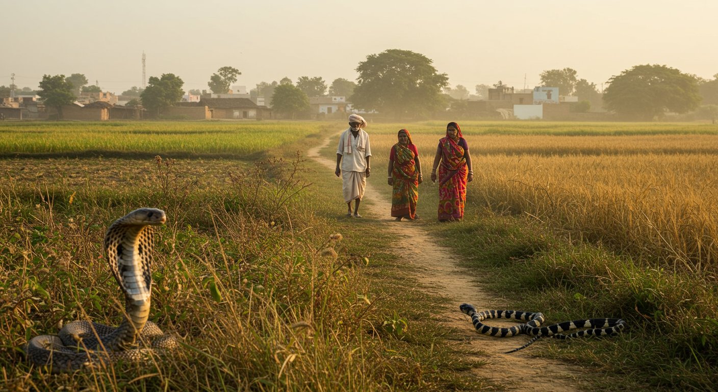 Menace of aggressive snakes in Kanpur: Cobras and Kraits bit 418 people in 16 months