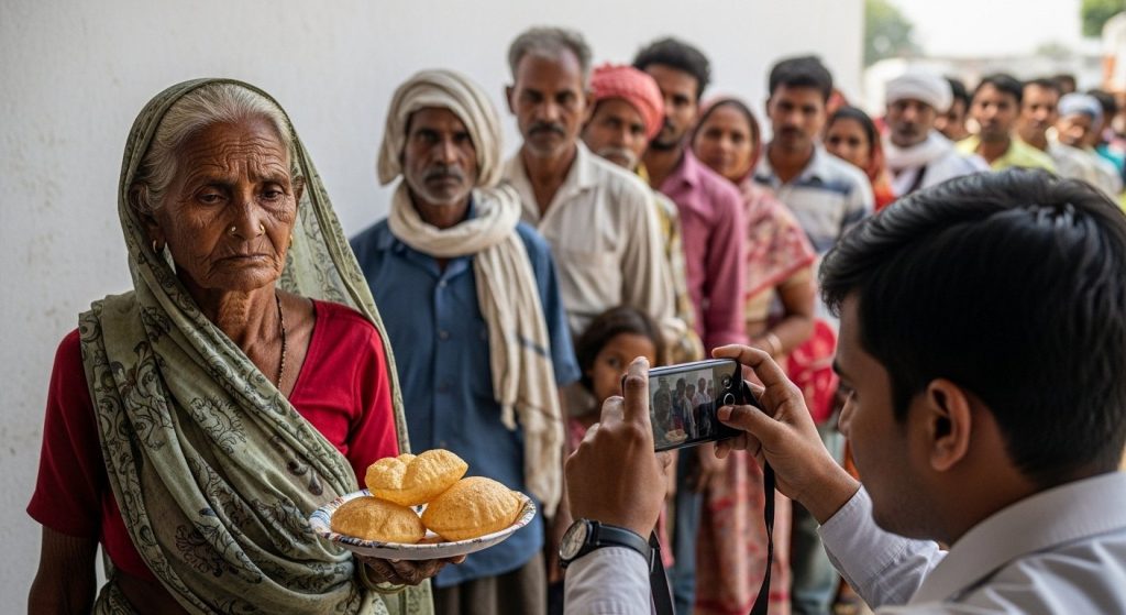 Plight of Flood Victims in UP: 'Give Photo, Then Get Puri!' Sensational Case of Aid Formality in Banda.