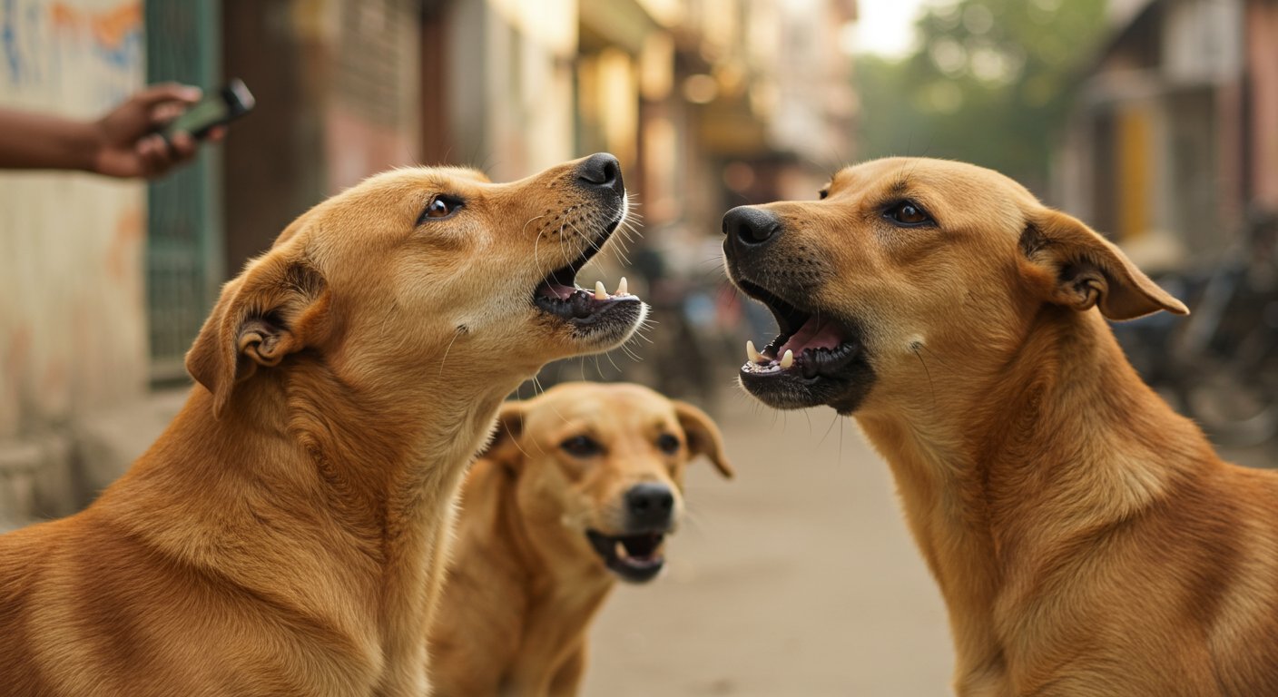 Even Friends Began to Snarl! Viral Dog Competition, Video Leaves Everyone Astonished