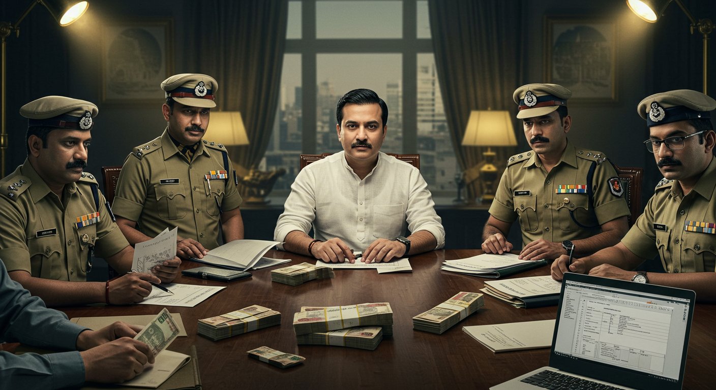 Massive Corruption Uncovered in UP: 3 COs, Inspector, and two KDA employees formed company with Akhilesh Dubey; multi-crore transactions exposed.