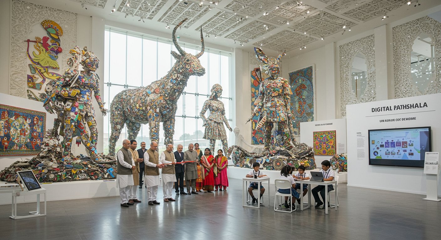 Country's Largest 'Waste Art Museum' Built in Moradabad, CM Yogi to Inaugurate; 'Digital School' to Also Operate