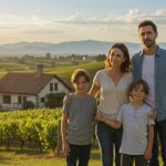 Wanted Peace, Not Glamour! Fed up with big city hustle, couple settles with kids in new home abroad.
