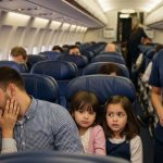 Shameful Act on Flight: Couple Romancing in Front of Children, Air Hostess Also Shocked!