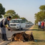 UP: SDM Stops Convoy After Seeing Cattle Suffering on Road, What He Did Next... People Praised Him Heavily