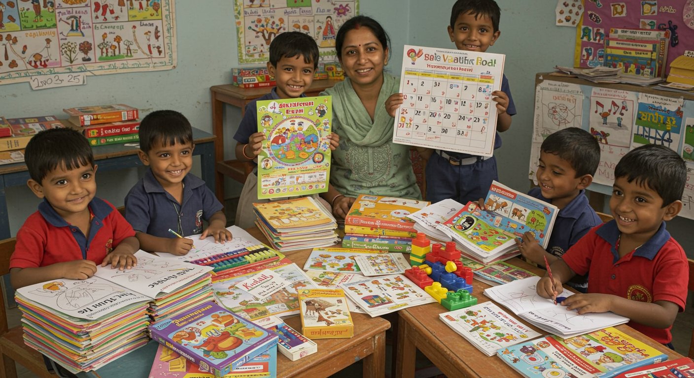 Major Boost for UP's Bal Vatika Children: ₹53 Crore Approved for Education, New Academic Calendar Released