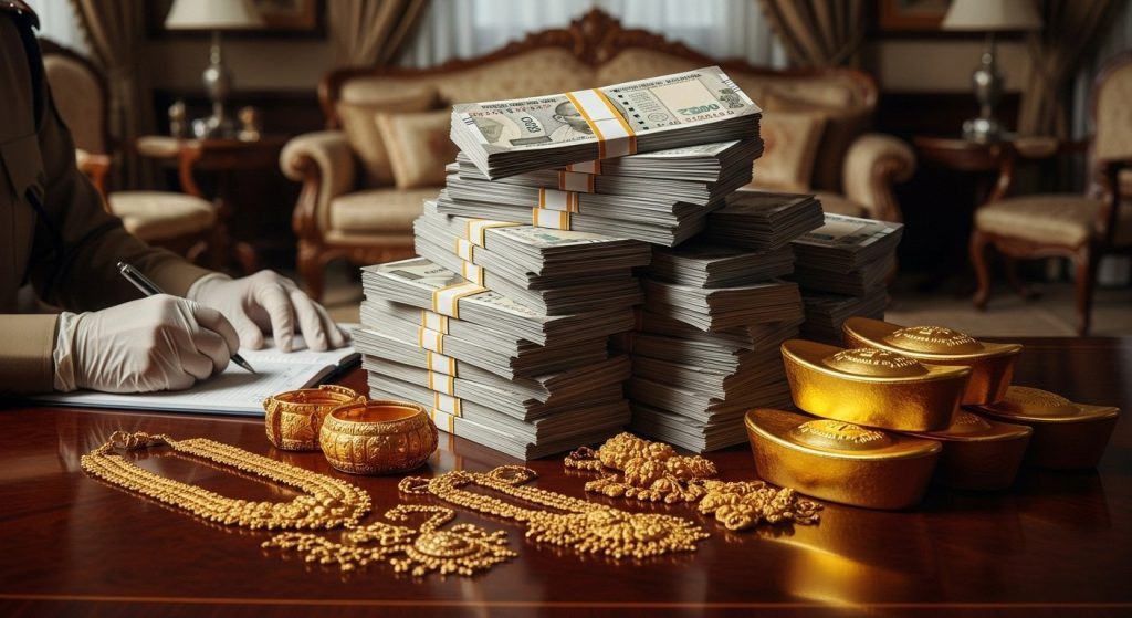 ED Takes Action in Money Laundering Case: ₹1.41 Crore Seized from Congress MLA's House in Karnataka, 6.75 Kg Gold Recovered from Family Locker.