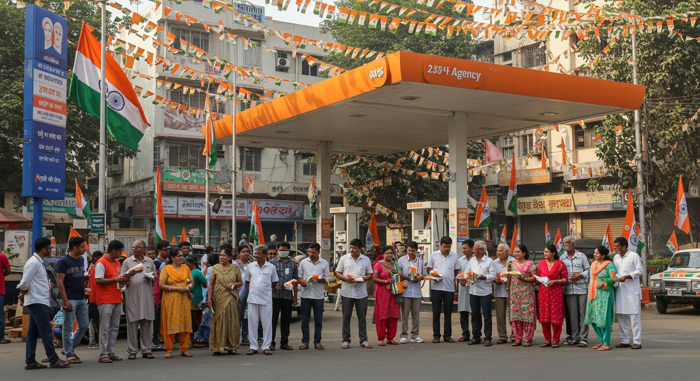 4.6 Crore Tricolors to Wave in UP: Flags to Be Available at Petrol Pumps and Gas Agencies Too; What Are the Preparations?