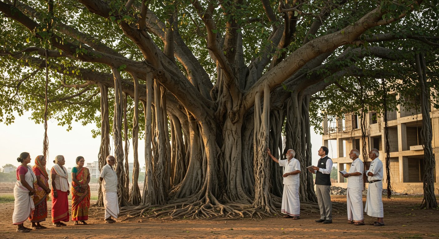 Cut or Pay 73 Lakhs! Uproar Over 250-Year-Old Tree, What Will Become of This Heritage?