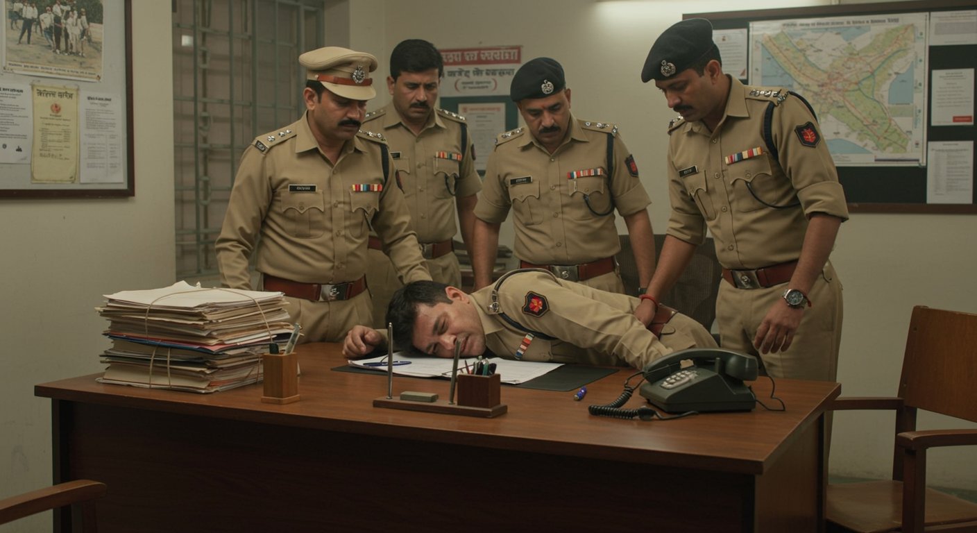 UP: Sub-Inspector Dies at Police Station After Year-Long Posting; Health Suddenly Worsened Despite Being Healthy