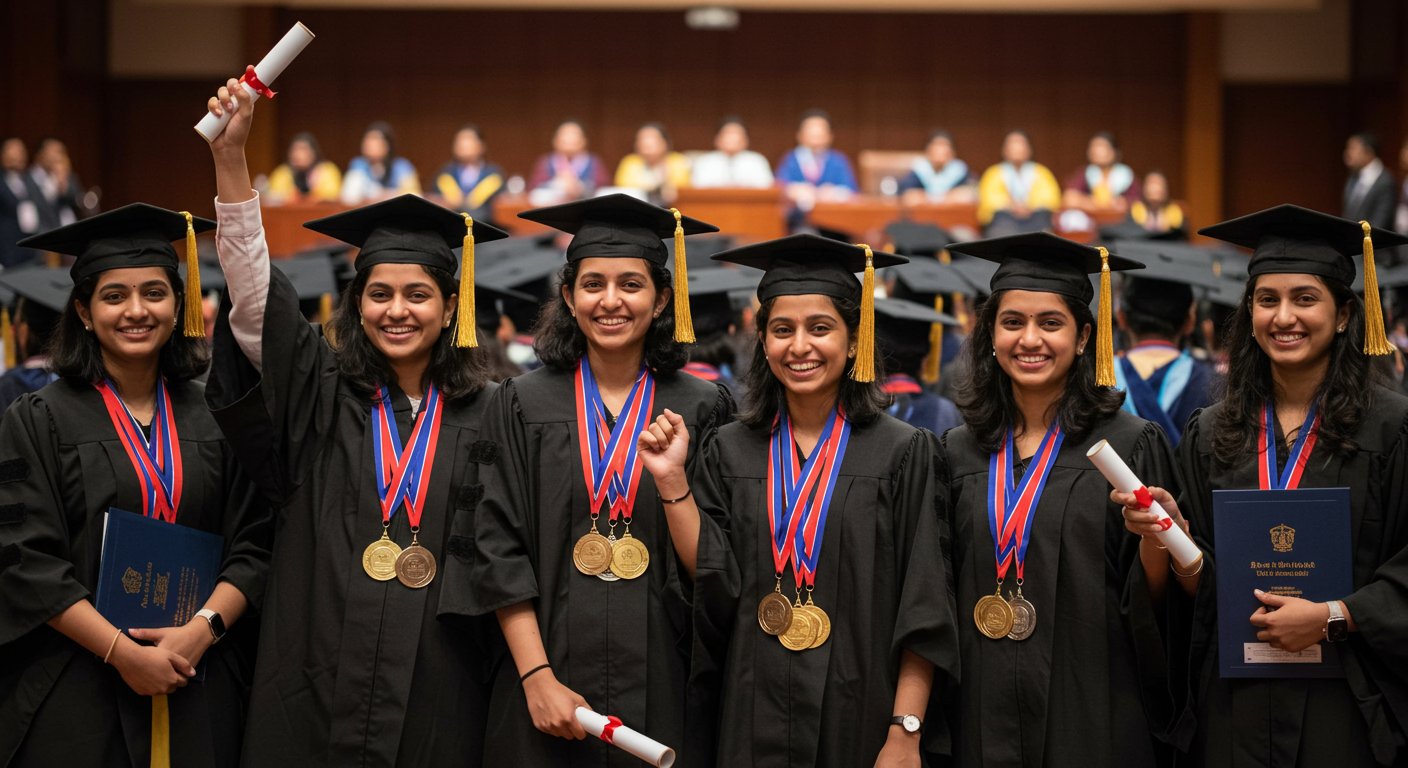 DBRAU Convocation Ceremony: Daughters excelled, winning twice as many medals as sons.