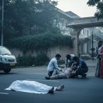 Tragic Accident Outside DM's Residence: Mini Truck Runs Over Couple, Wife Dead; Husband Serious