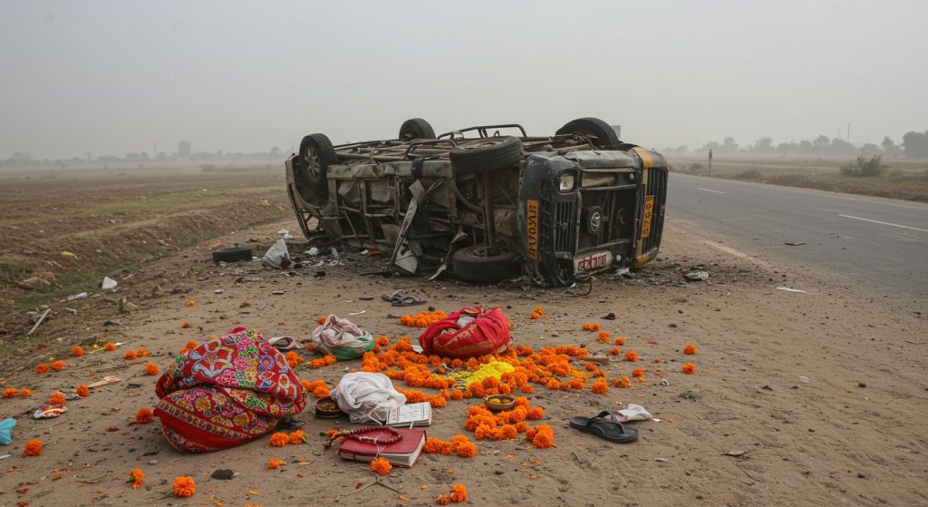 Journey of Vows Turns Fatal! They had prayed for a safe return, 11 lives lost on the road: Horrific accident in Uttar Pradesh