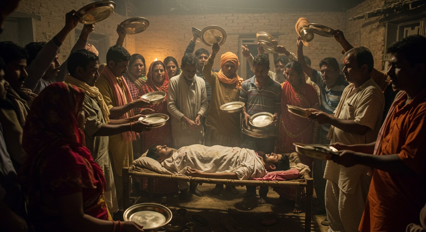 Young Man Dies from Snakebite in UP: Village Echoes with Clanging Plates, People Await a 'Miracle'!