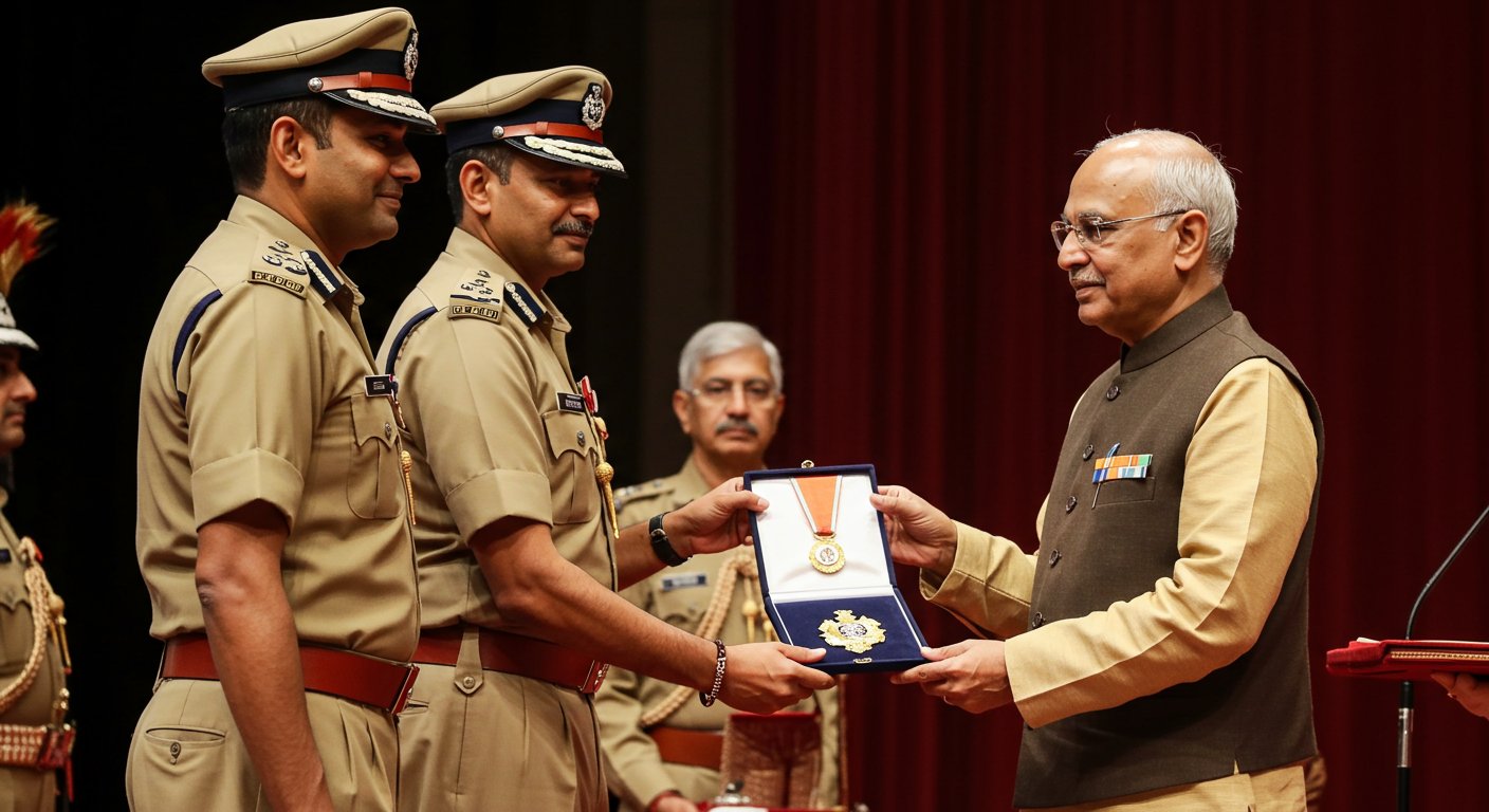 UP: Deputy SP Who Dismantled Chhangur's Syndicate And Sambhal SP Awarded Chief Minister's Outstanding Service Medal