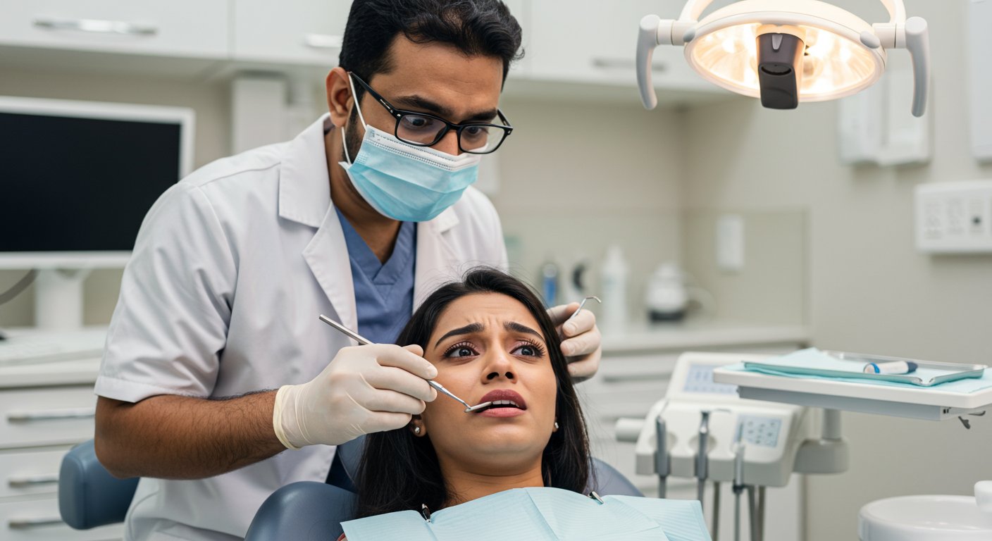 She went to the dentist for beauty, then a strange smell came from her mouth, and what happened next will shock you!