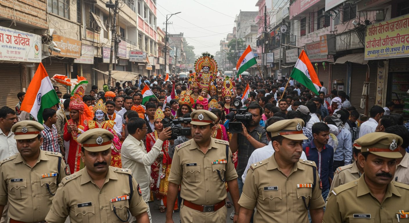 UP DGP's Major Order: Police on High Alert for Independence Day and Janmashtami, Processions to be Videographed