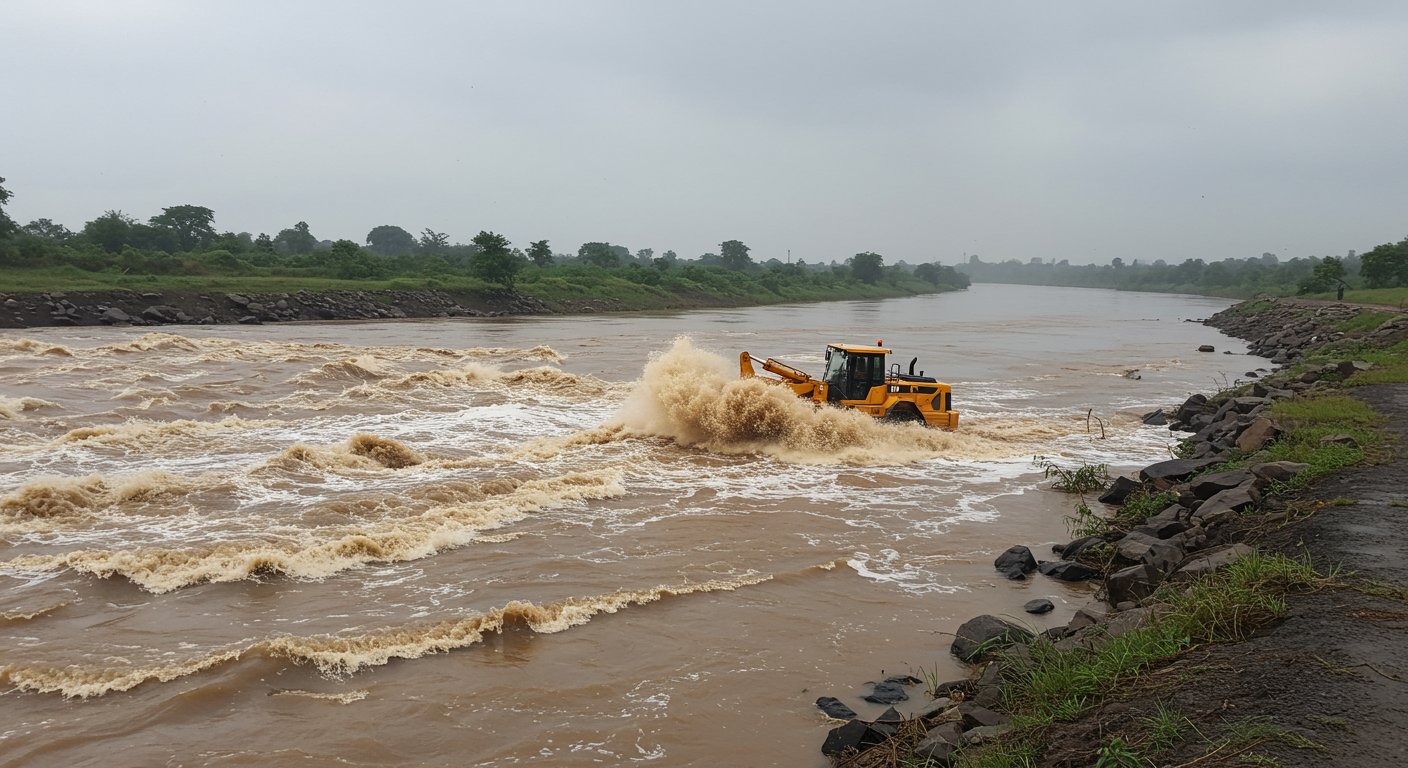 Dholpur: Loader Swept Away in Parvati River, Two Youths Missing; Strong Current Proved Fatal