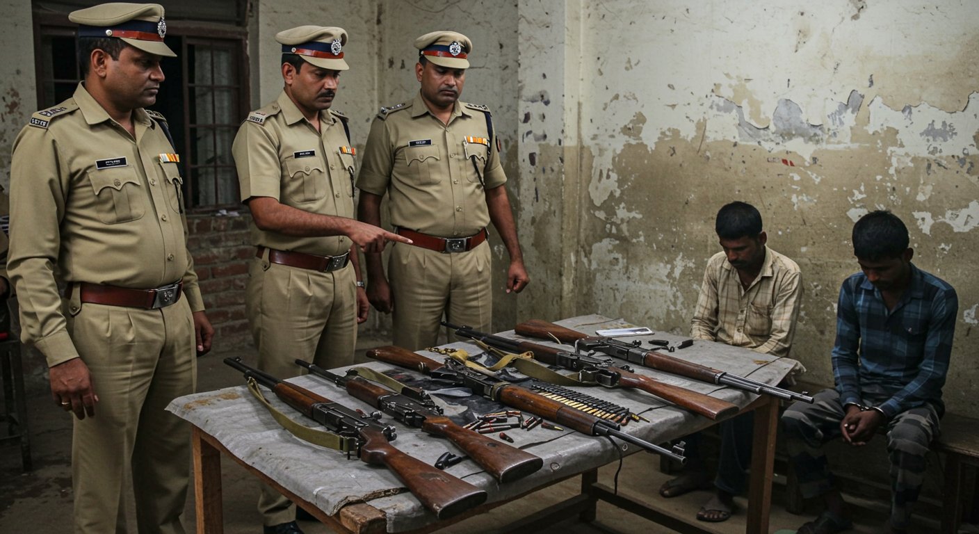 Sensational Disclosure of Weapon Theft in UP: Dholpur Gang's Hand, Two Notorious Criminals Arrested