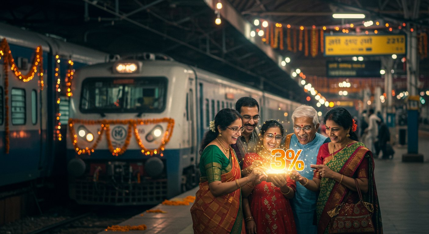20% Discount on Booking Round-Trip Tickets Together: Railways Launches Experimental Scheme for Festive Season from Today
