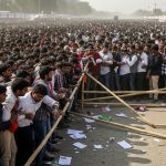 UP: Stampede breaks out at Mega Job Fair, youth crowd goes out of control for jobs.