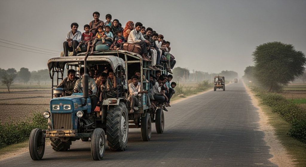 UP: Agonizing 476 KM Journey, Tractor-Trolley Turns Fatal, 9 Dead in Bulandshahr