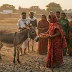 Unique Ritual for Drought Relief: Villagers Fed Donkey a Gulab Jamun Feast, Video Goes Viral