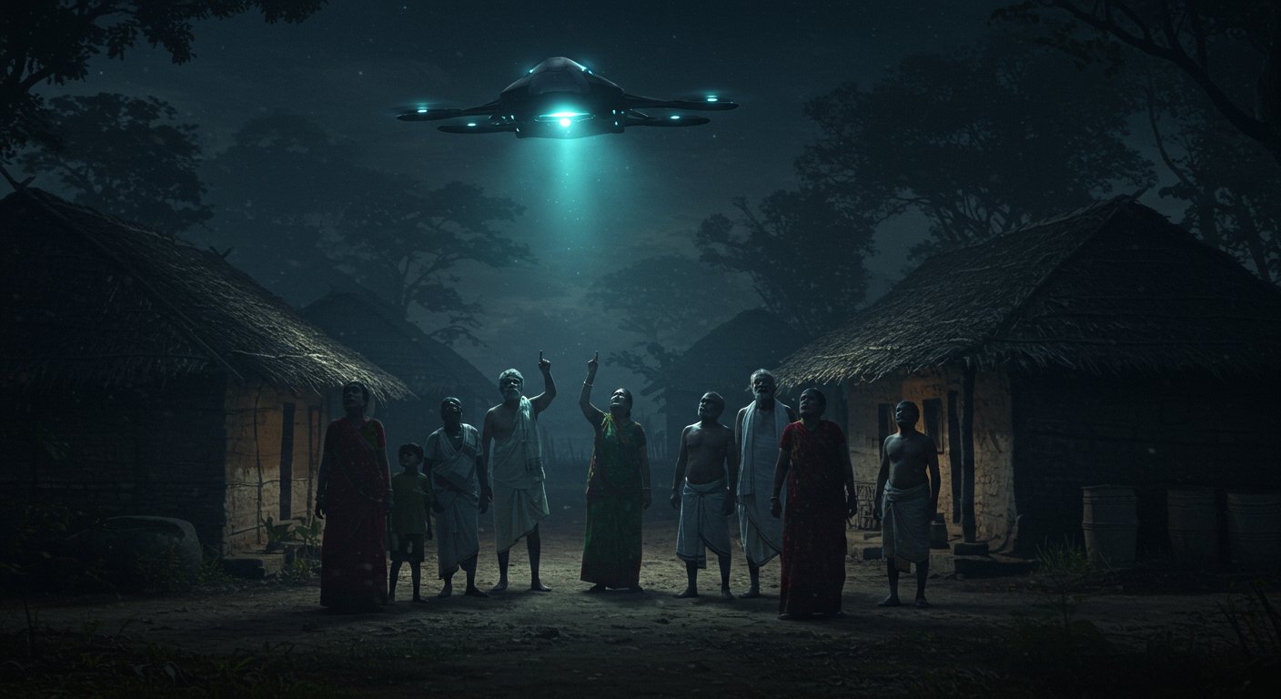 Mysterious flying object causes commotion in Lakhimpur Kheri: Villagers claim 'drone' sighted at night