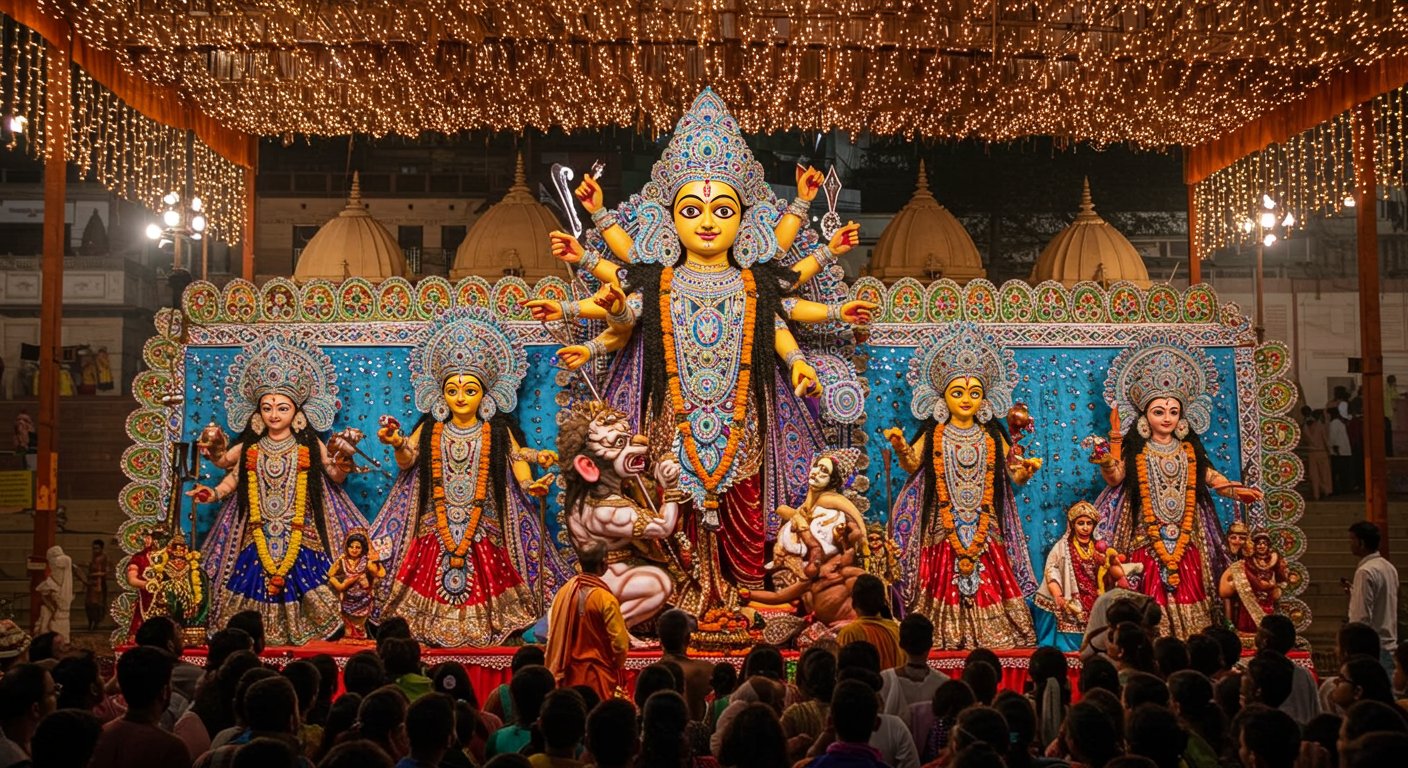 Durga Puja 2025 in Kashi: State's Tallest Khatu Shyam Idol to be Installed for First Time, A New Chapter of Devotion in Mahadev's City!