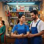 Woman Called Electrician to Fix Fan, Fell in Love, Married Him, and Took Over Husband's Business!