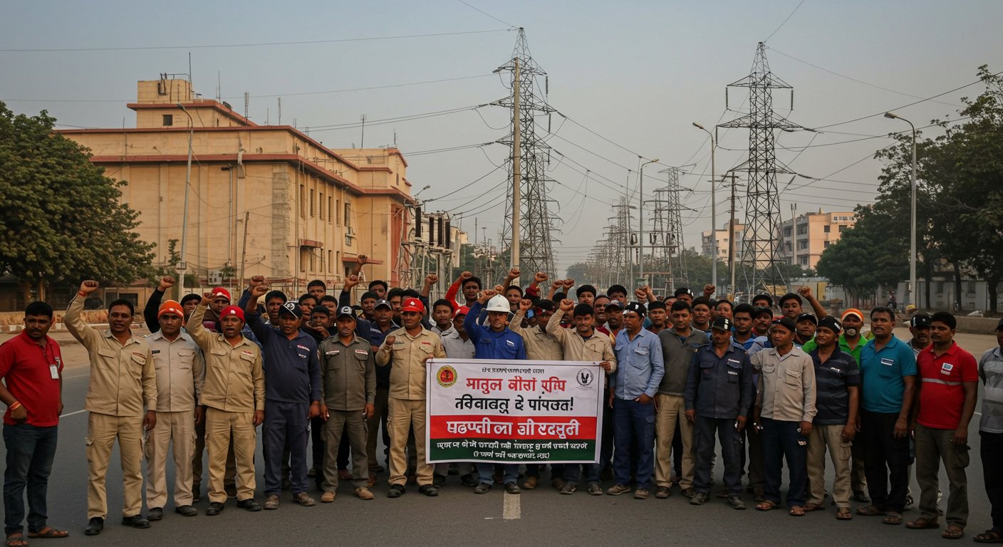 Fear of Power Crisis Deepens in UP: Employees Warn - Indefinite Strike Upon Arrival of Privatization Tender