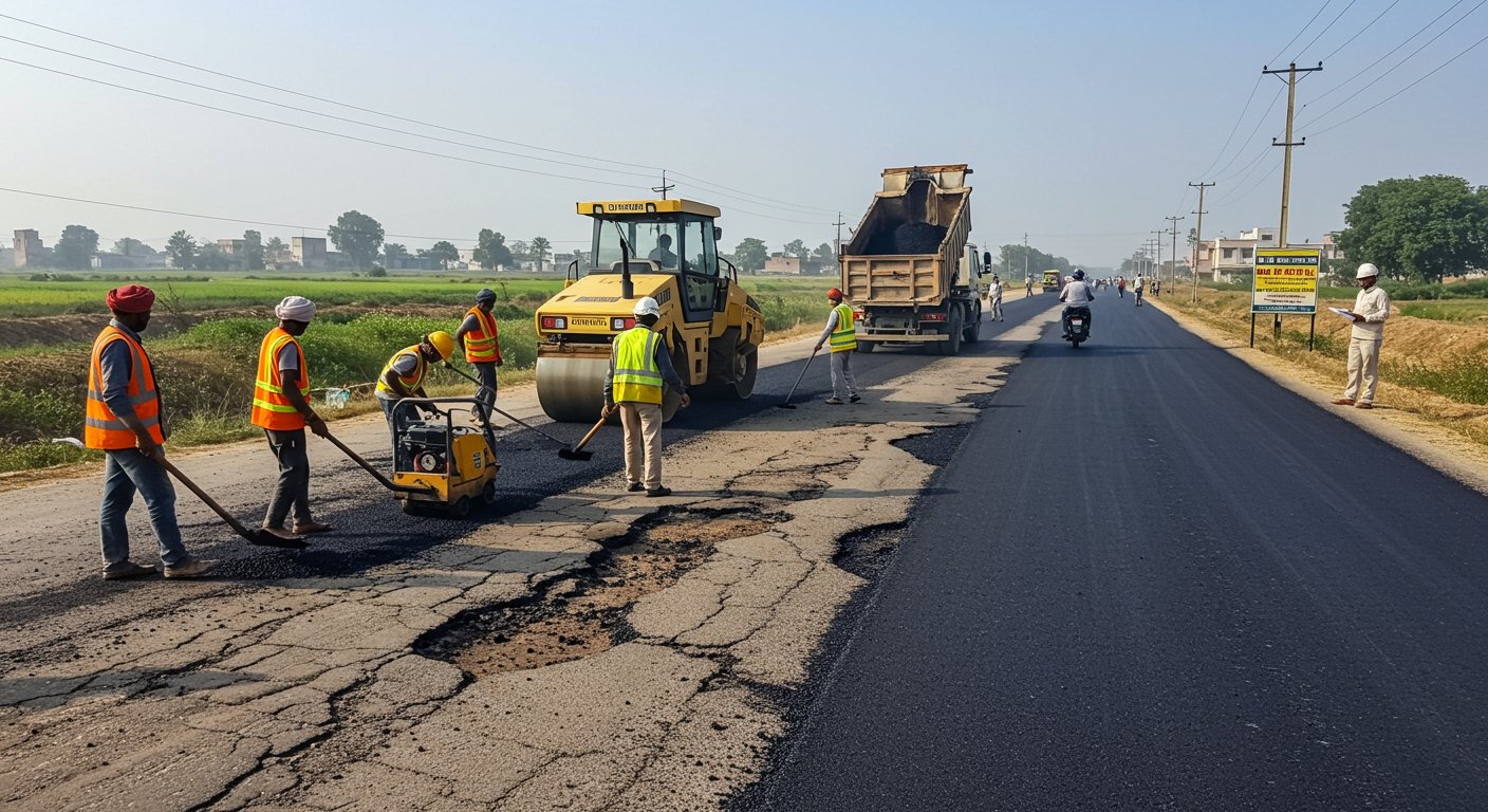 Mega campaign to be launched on UP roads, roads to be pothole-free; survey complete, tender soon!