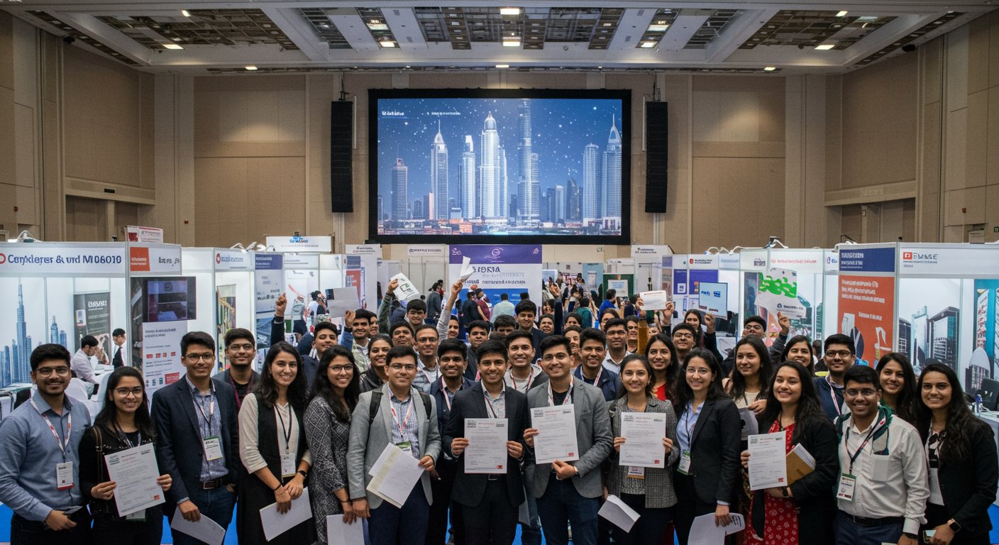 Big News from the Mega Employment Fair: Over 7400 Youths Get Jobs on Second Day, 532 Secure High-Paying Roles in Dubai!