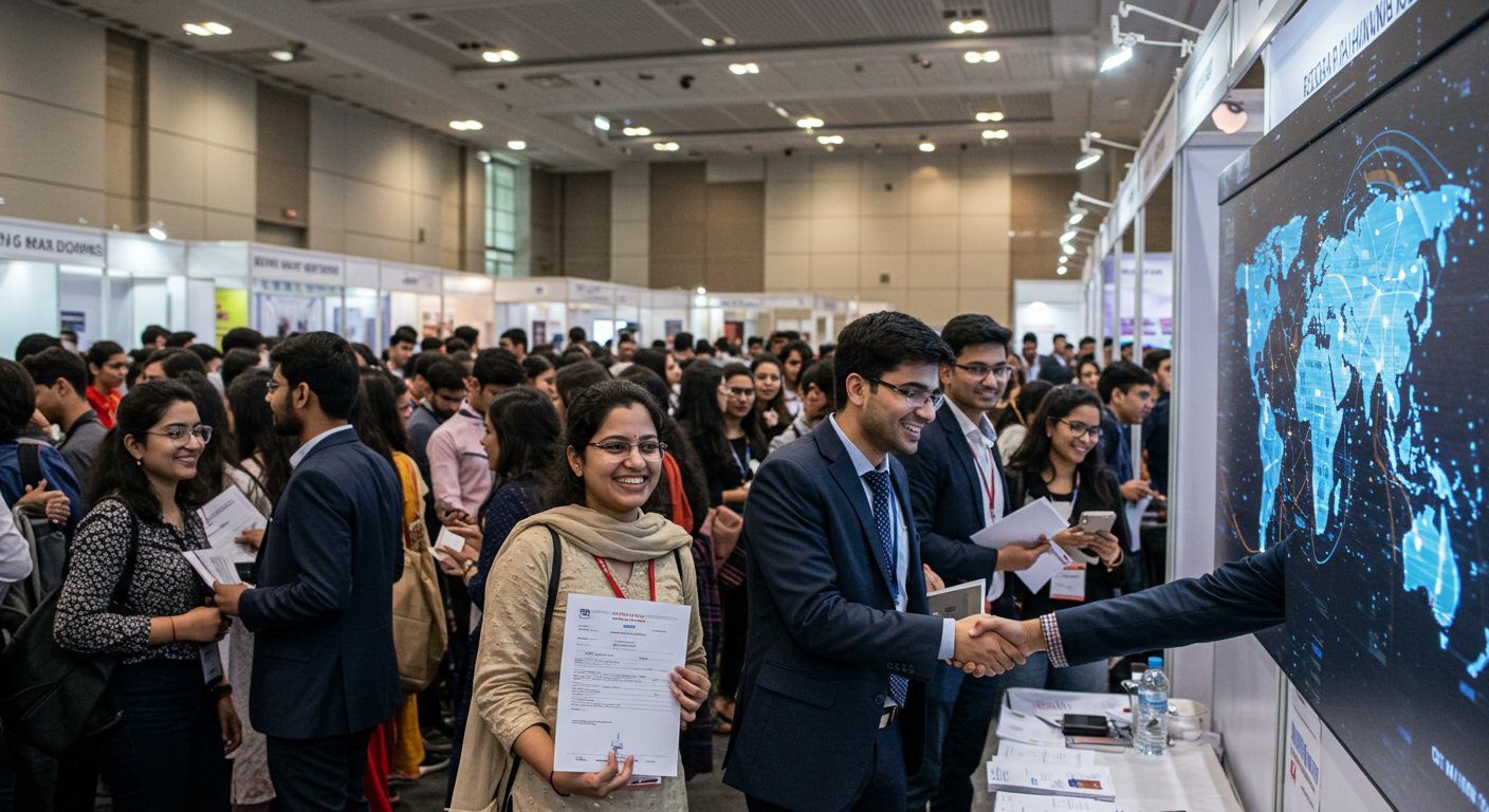 In UP, Rozgar Mahakumbh gave flight to dreams: 12,000 youths got jobs, over 1200 received opportunities abroad.