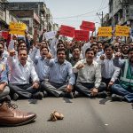 BJP Leader's Thuggery in Ballia: Engineer Beaten With Shoes, Video Viral; Massive Outrage Among Engineers and Demand for Arrest