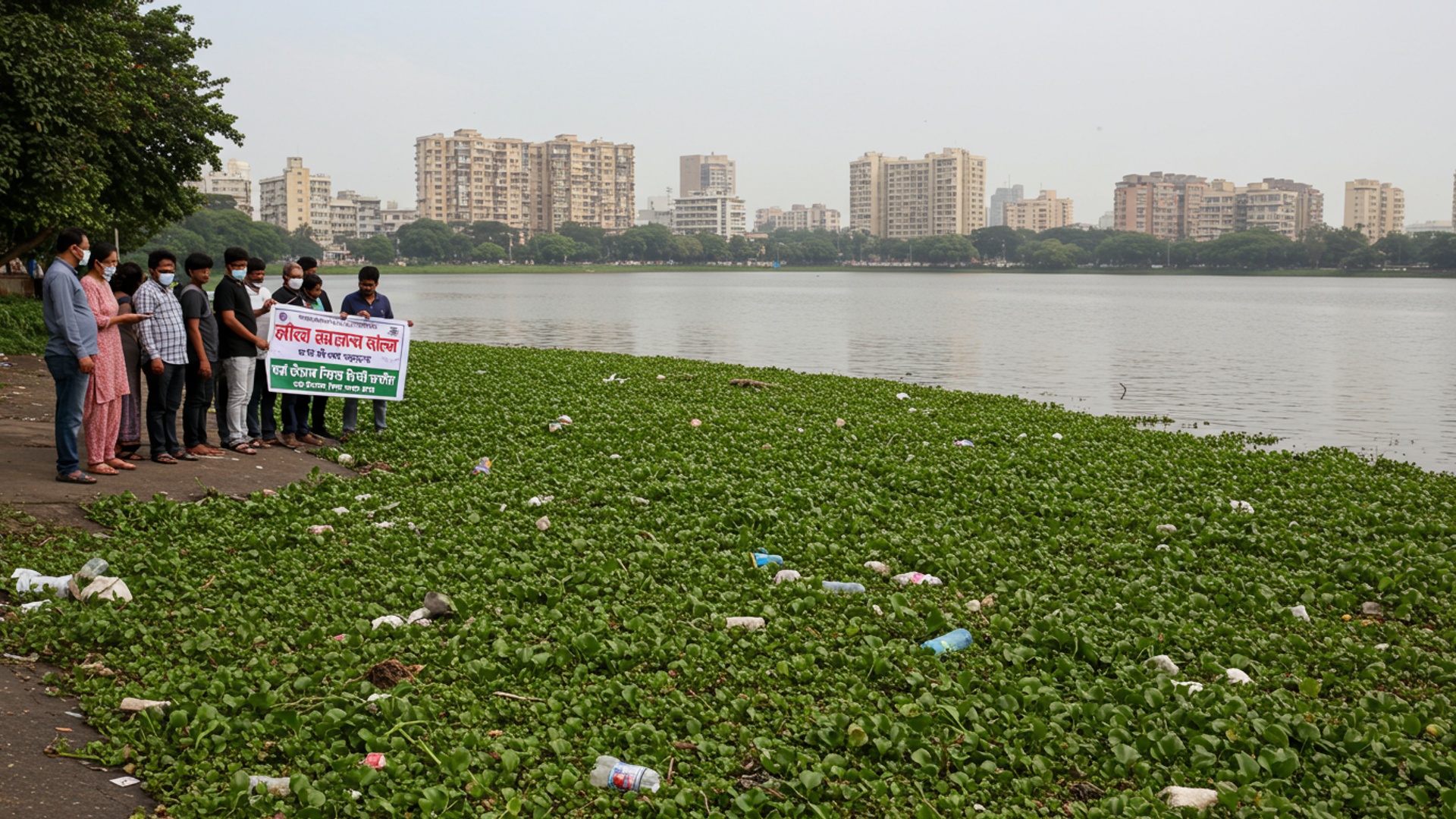 Environmentalists Launch Urgent Clean-up Drive for Mumbai’s Powai Lake