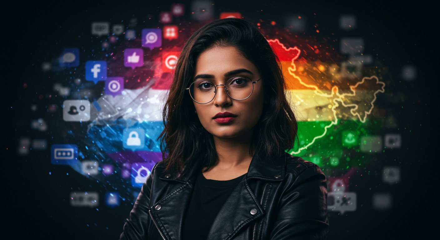 Social media influencer embroiled in controversy over 'Everyone is bisexual' statement, gives herself a new tag; nationwide debate intensifies.