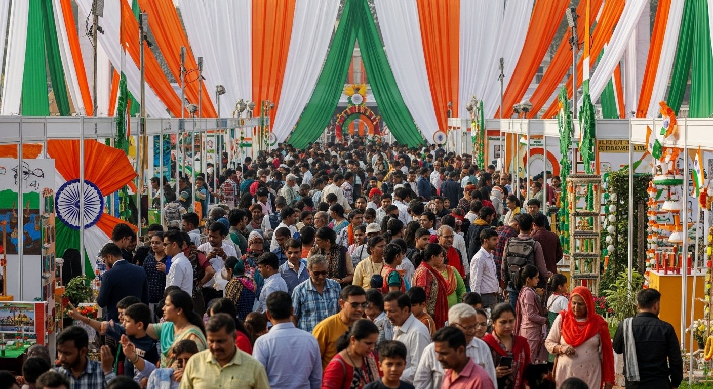 Tiranga Mela at Bulandshahr's Numaish Ground: Grand Exhibition Captivates All, Draws Throngs of Visitors