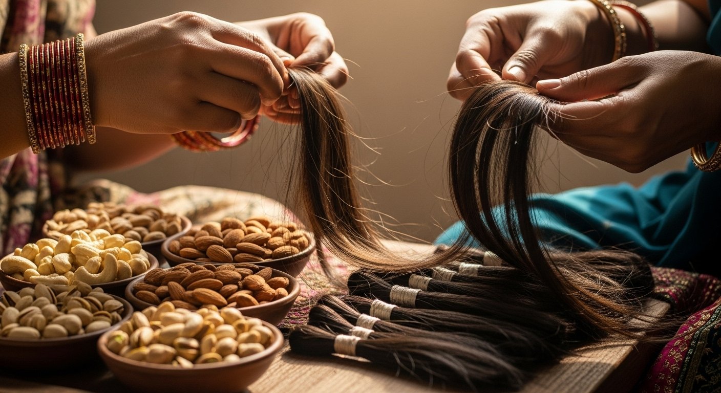 Falling Hair Now Women's Source of Income: 'Head Hair' Selling for More Than Dry Fruits!