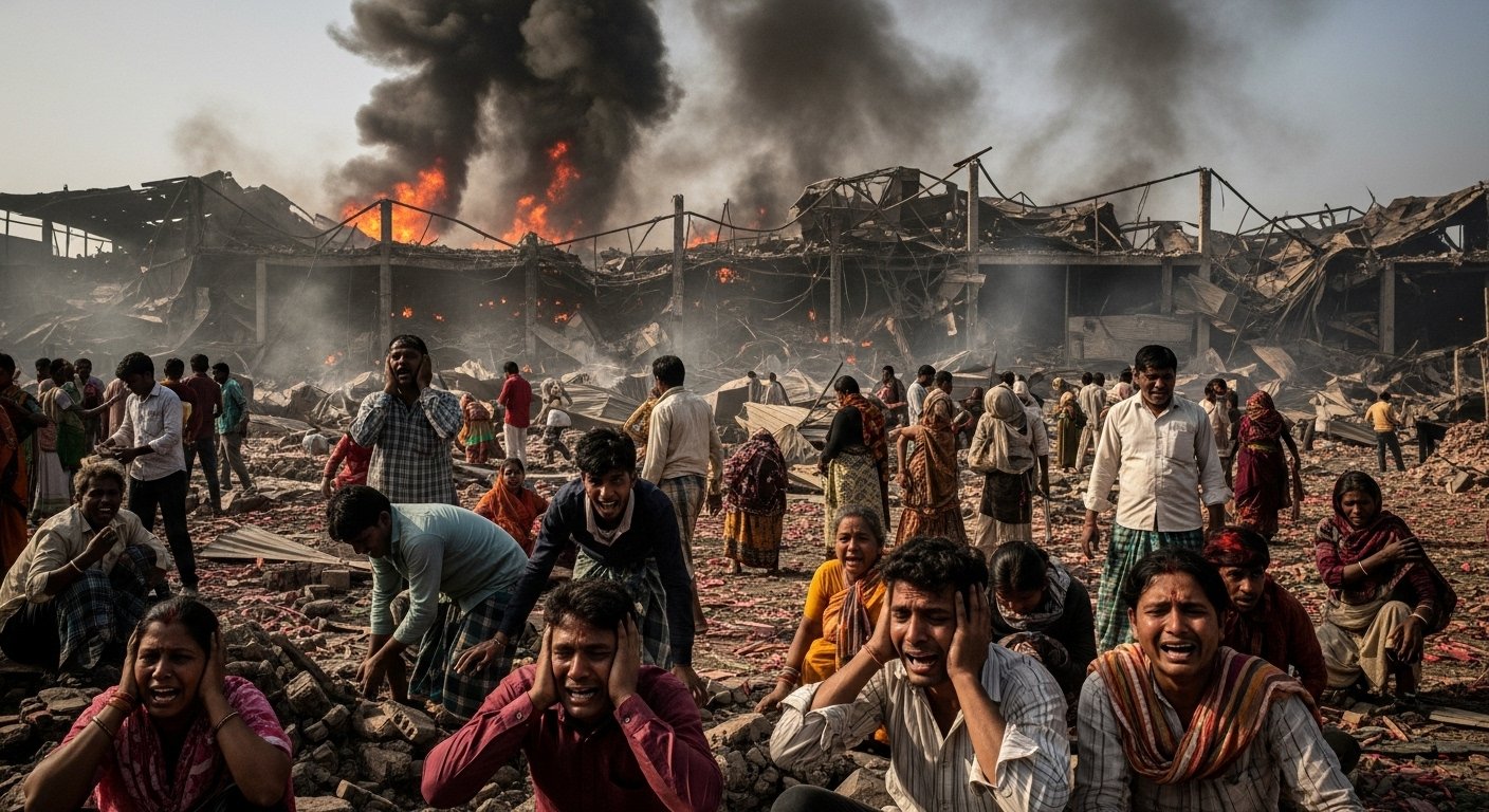 Uttar Pradesh: Horrific explosion in firecracker factory, eyewitness scene was soul-shaking; screams and pandemonium all around