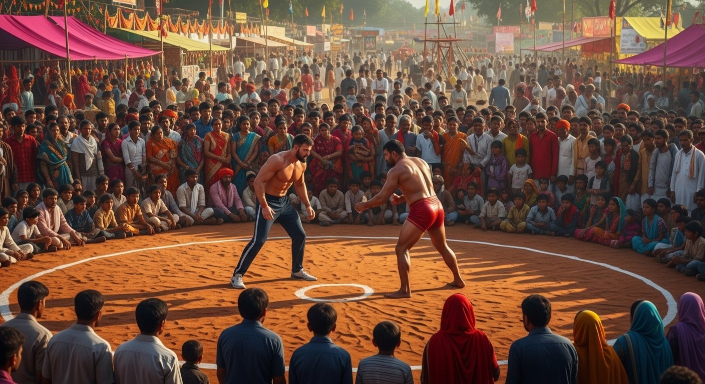 Major Change at Shridauji Mela: No women wrestlers' bouts; foreign wrestlers to compete in the arena.