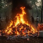 UP: Drug Mafia Burns Crores Worth of Fake Medicines in Forest to Destroy Evidence Amid STF Probe