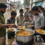 Farrukhabad: Mutton Biryani Distributed to Flood Victims on Janmashtami, Two Arrested Including Village Head's Son, Accused of Inciting Religious Sentiments