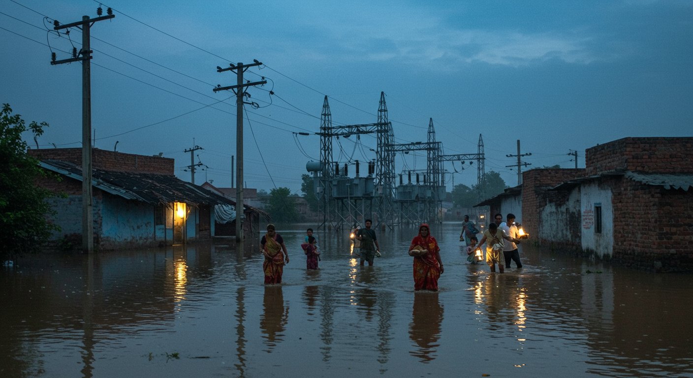 Farrukhabad Flood Havoc: Power Outage in 355 Villages, Water Enters Rajepur Substation