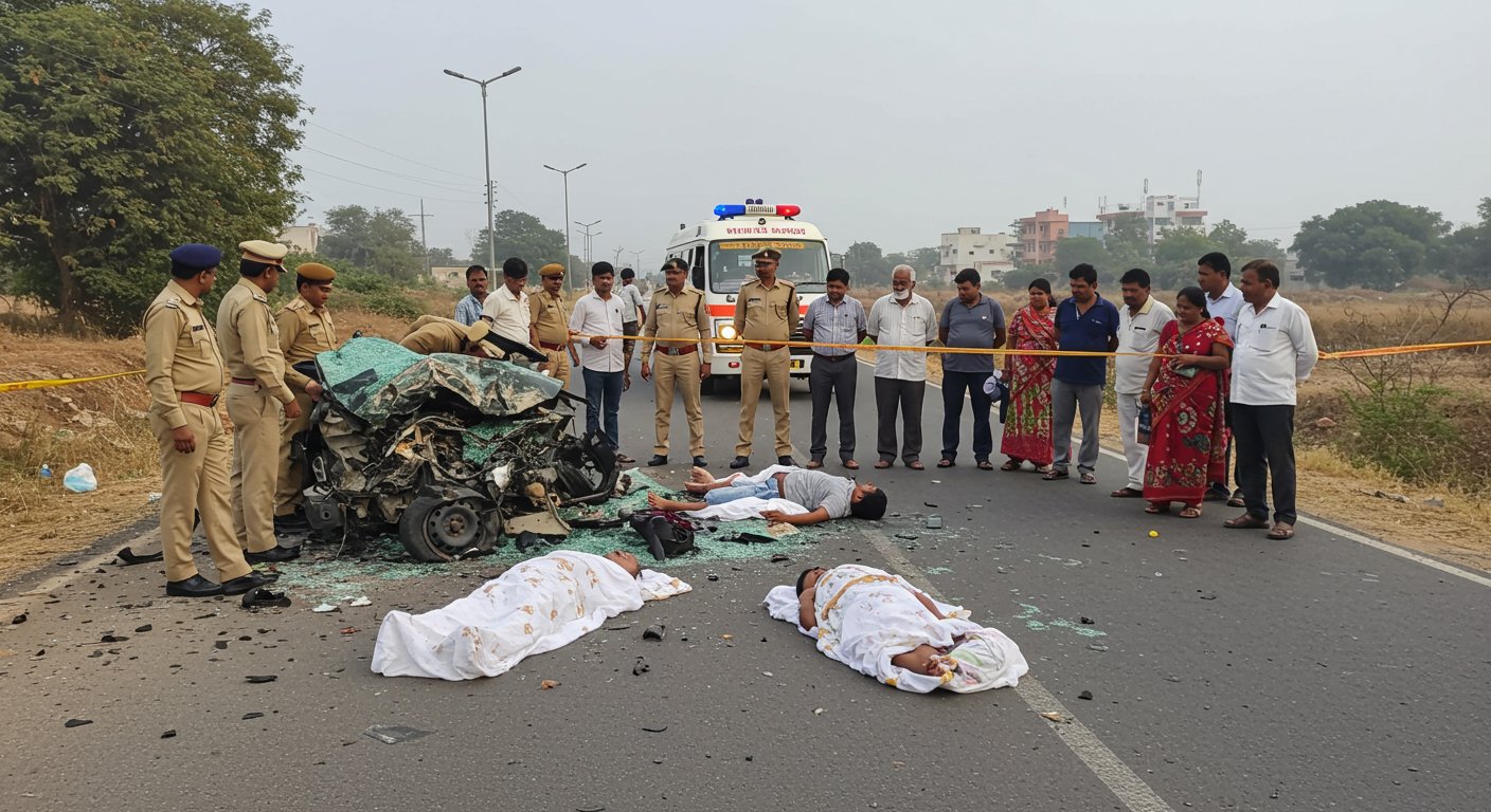 Horrific Road Accident in Fatehpur: Father-in-law and Son-in-law Die Tragically, One Youth Seriously Injured