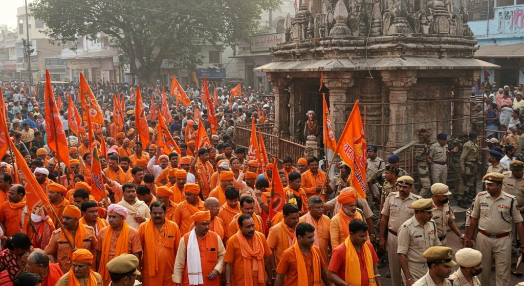Tension mounts in Fatehpur: VHP's Dharma Yatra amidst religious site dispute adds to administration's woes.