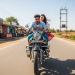 Filmy Stunt on Bullet in Bulandshahr: Girl Sits on Tank, Risks Life for Viral Video
