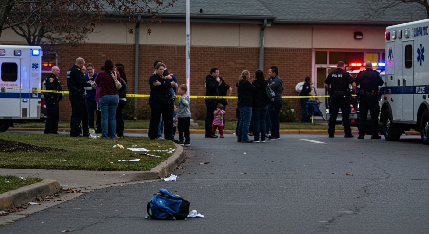 Mass Shooting at US School: 2 Children Killed, 17 Injured; Gunman Shoots Self, Trump Briefed